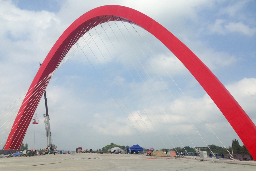 アプローチ橋梁横断運河 - バングラデシュ 337MW/305MW（ネット）発電所 EPC プロジェクト