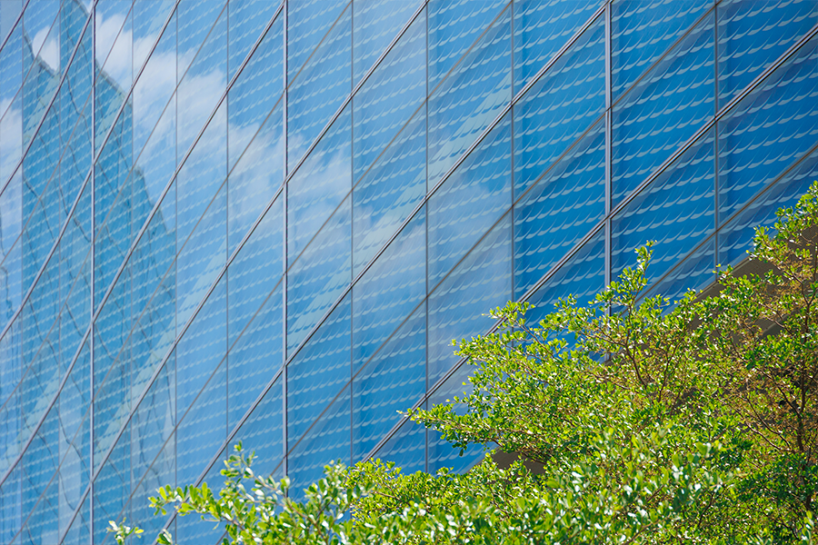 グリーンエネルギーと革新的な建物